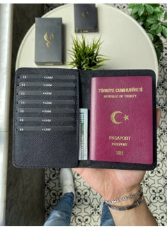 VISSO 911 Genuine Leather Personalized Passport Cover  - Image 3