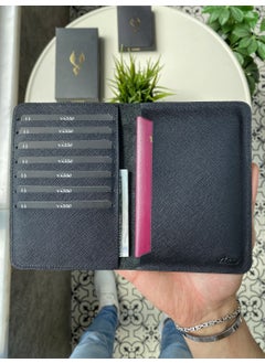 VISSO 911 Genuine Leather Personalized Passport Cover  - Image 1