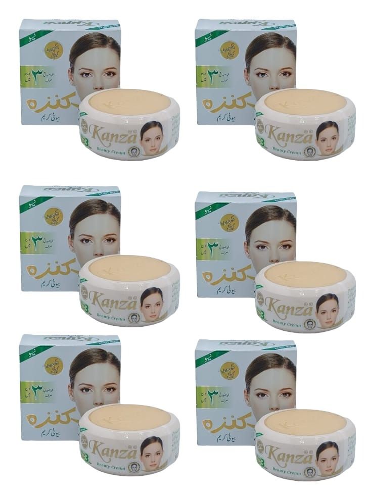 كنزه كريم الجمال لتفتيح البشرة 28 جرام 6 قطعة