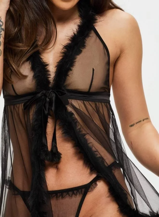 آن سمرز Ann Summers Desires At Dusk Babydoll مفتوح من الأسفل