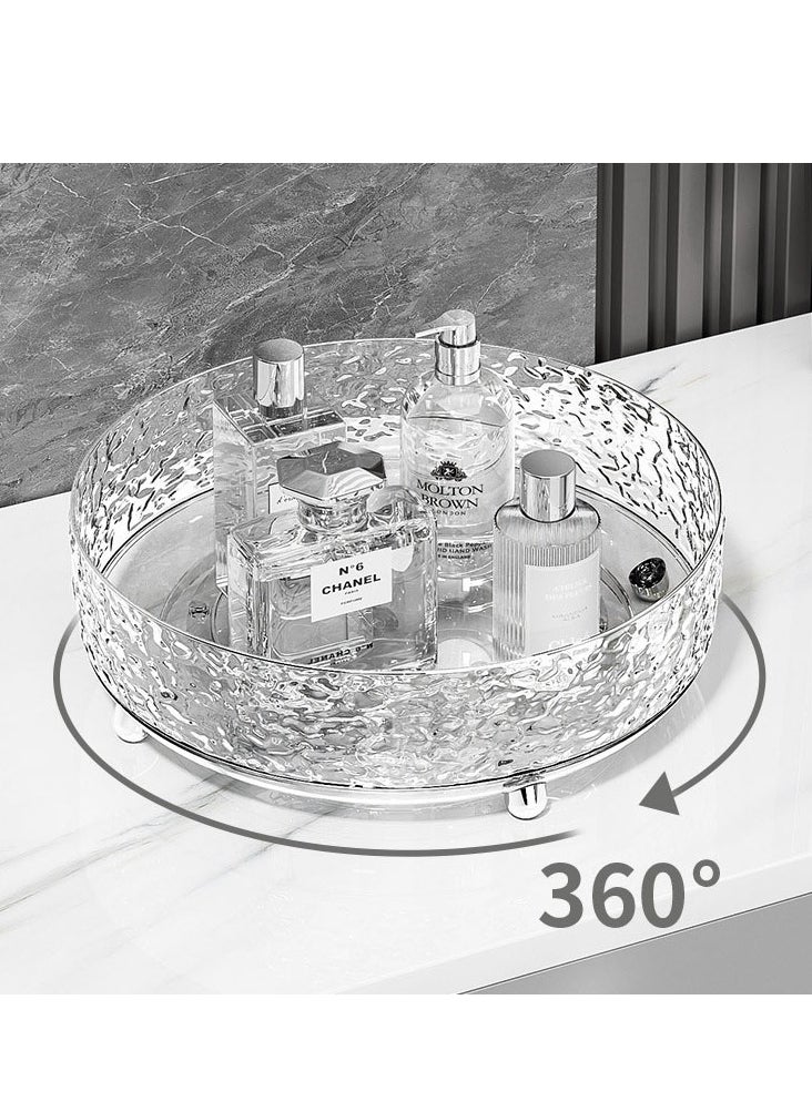 Aideli Lazy Susan Organizer, Elegant Lazy Susan Turntable Organizer, Modern Rotating Storage Organizer for Kitchen, Bathroom, Vanity, Countertop  - Image 5