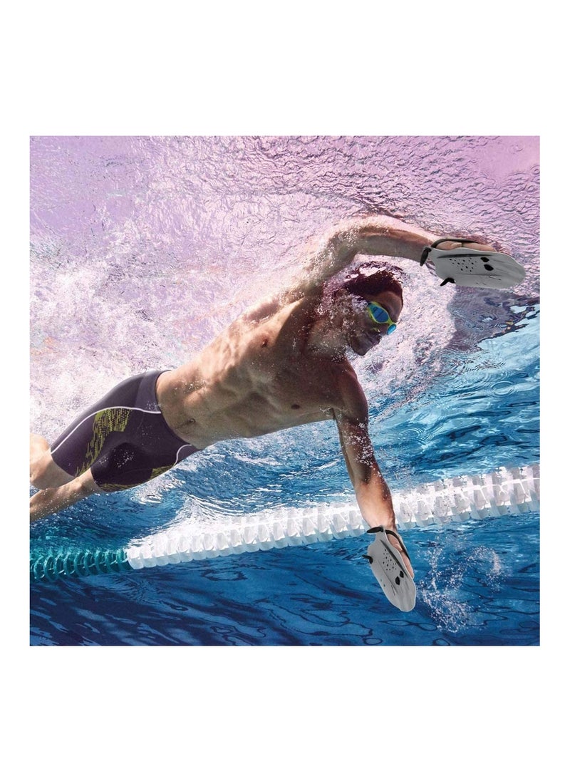 SYOSI Swim Paddles Hand Training with Adjustable Straps Swimming for Women Men and Children Professional Accessories 1 Pair  - Image 5