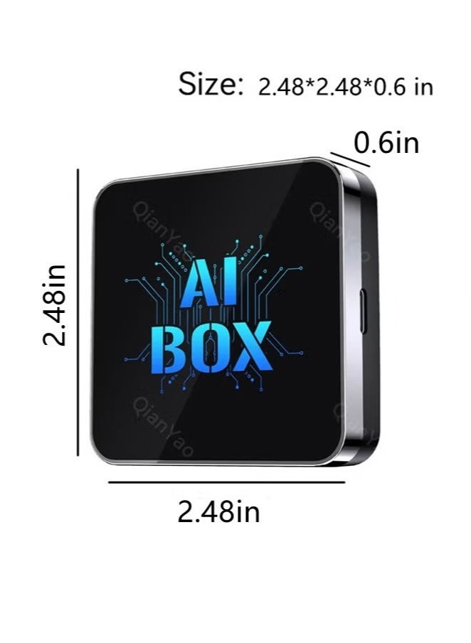Wireless CarPlay AI box Adaptor and Android Auto Wireless Adaptor - Magic Link CarPlay Ai Box-Support YouTube/TF Card/U Disk for Wired to Wireless CarPlay Dongle for Wired CarPlay Cars Plug & Play