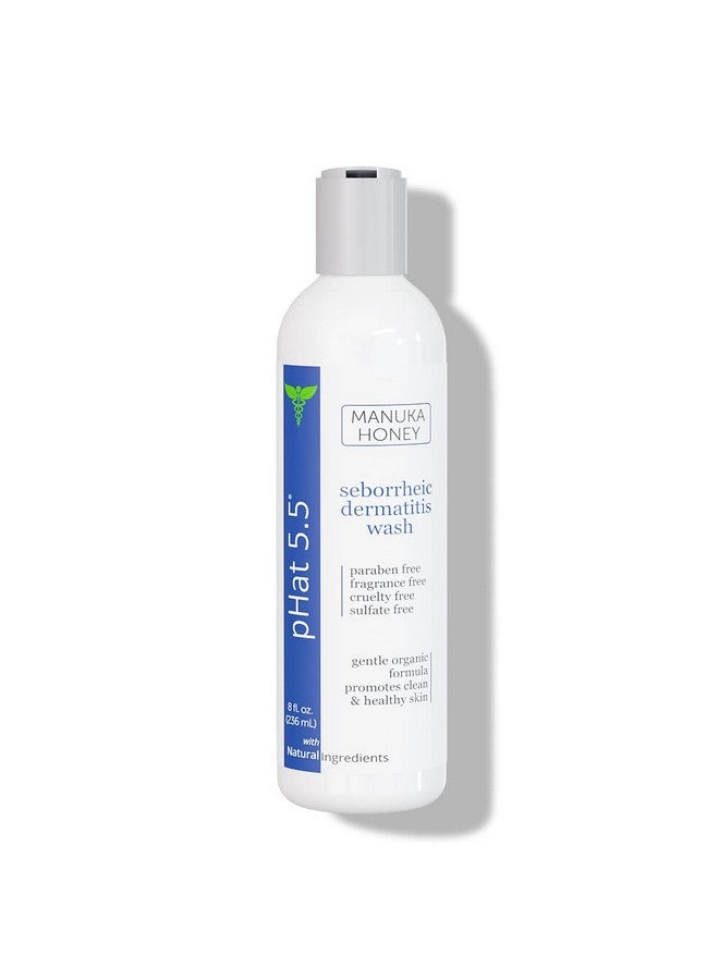pHat 5.5 Seborrheic & Atopic Dermatitis Gentle Face Wash With Manuka Honey Natural & Organic Face Cleanser & Body Wash For Sensitive Skin Hypoallergenic Paraben Free & Sulfate Free Acne Face Wash (8 Oz) - Image 2