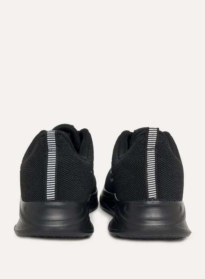 Styli Textured Lace-Up Sneakers