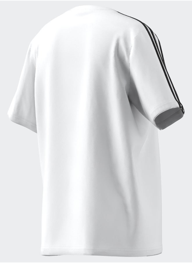Essentials 3-Stripes Cotton Loose Fit Boyfriend T-Shirt