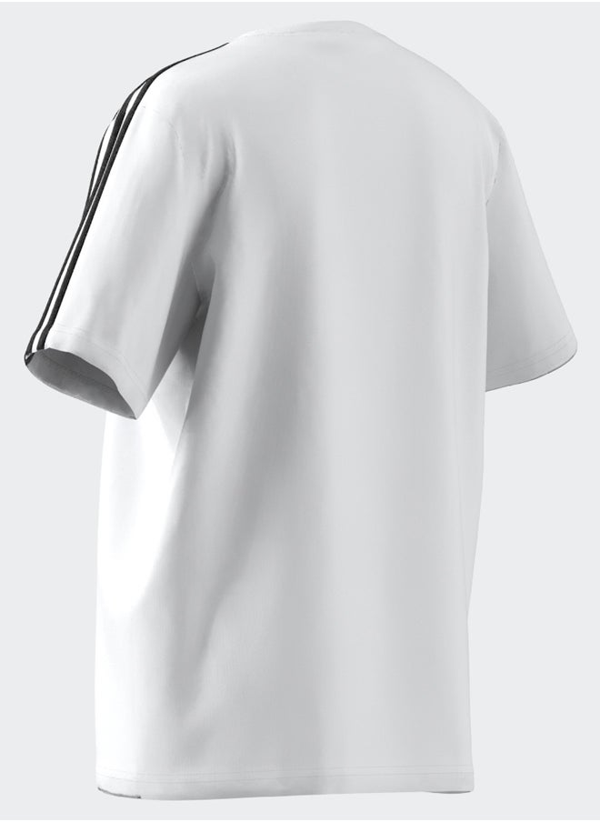 Essentials 3-Stripes Cotton Loose Fit Boyfriend T-Shirt
