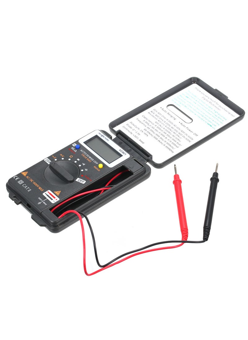 RICHMETERS - Handheld Mini  Digital Multimeter Multifunction 4000 Counts Multi Meter AC/DC Transistor Voltage Tester Ammeter Temperature Sensor Test Probe VC921 - Image 1