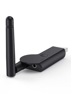 واي آند دي محول بلوتوث وجهاز إرسال ومحول صوتي مزدوج USB 5.2 مع هوائي خارجي 2 ديسيبل لسماعات أجهزة الكمبيوتر المحمول  - Image 1