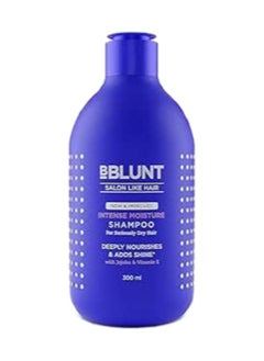 BBLUNT Intense Moisture Shampoo with Jojoba and Vitamin E for Dry & Frizzy Hair - 300 ml  - Image 1
