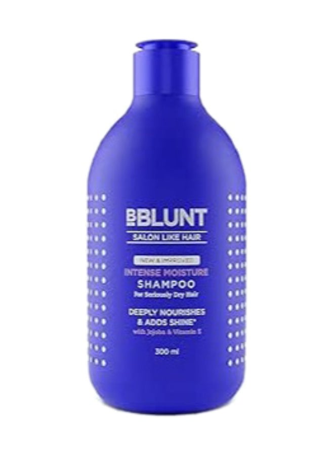 BBLUNT Intense Moisture Shampoo with Jojoba and Vitamin E for Dry & Frizzy Hair - 300 ml - Image 1