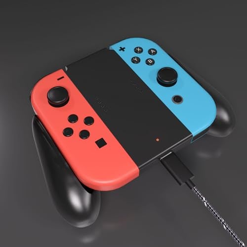 afbptek JoyCon Charger Grip for Switch Joy-Con Charging Controllers - Image 4