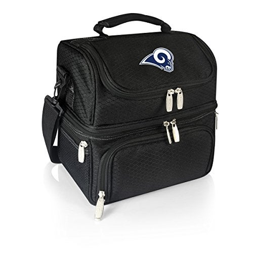 PICNIC TIME Black Los Angeles Rams Pranzo Lunch Tote - Image 1