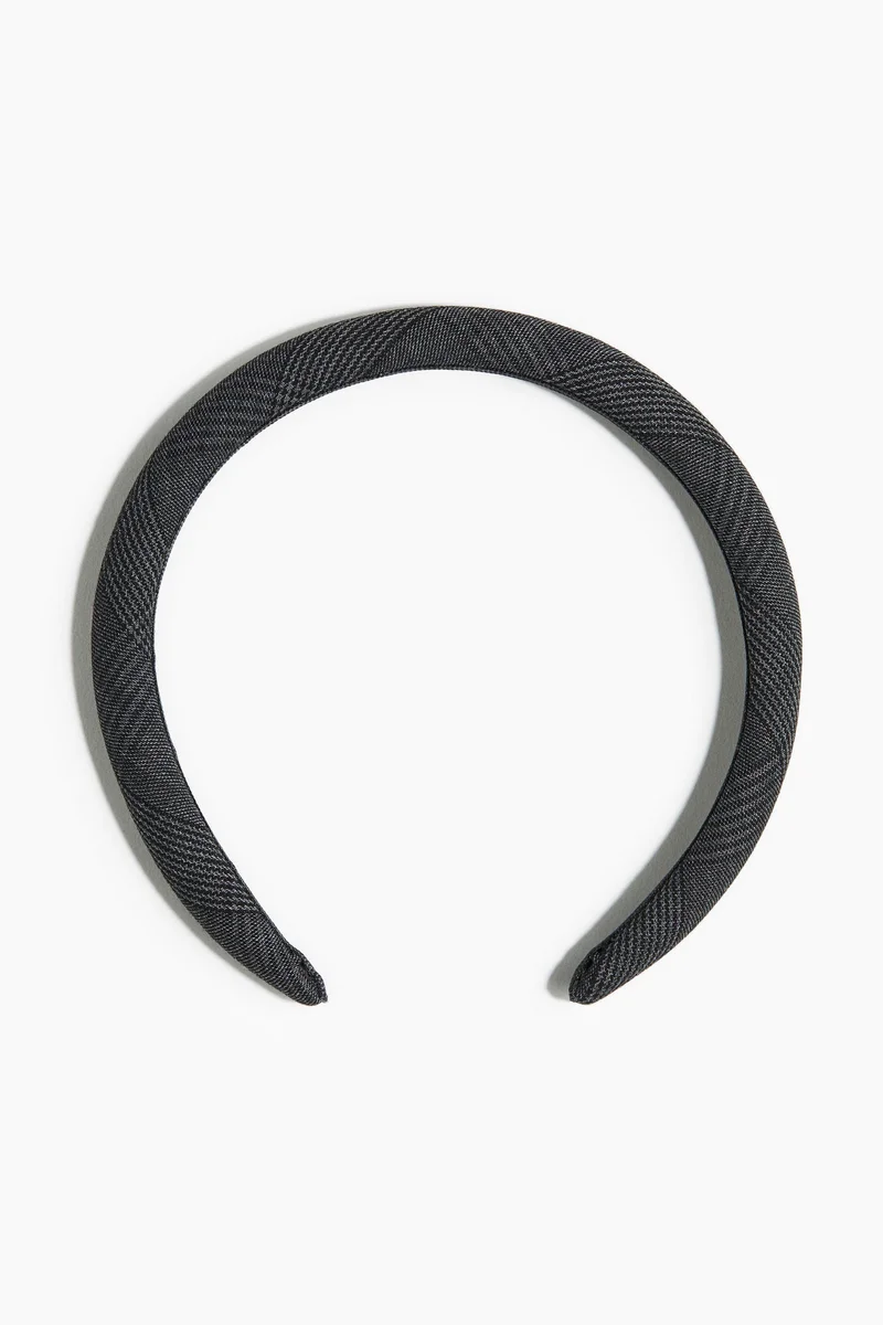 اتش اند ام طوق شعر مبطن مغطى بالساتان