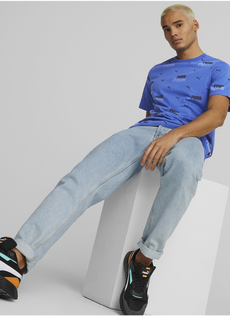 PUMA Essentials+ Logo Power Printed Mens Shortsleeve T-shirt  - Image 3