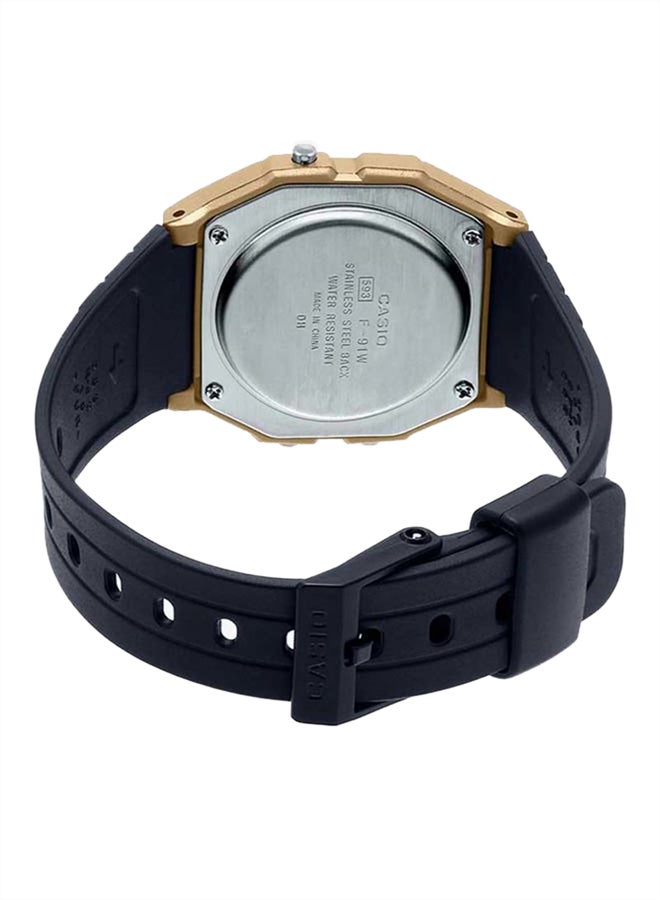 CASIO Men Vintage Series Water Resistant Digital Watch F-91WM-9A - 38 mm - Black - Image 2