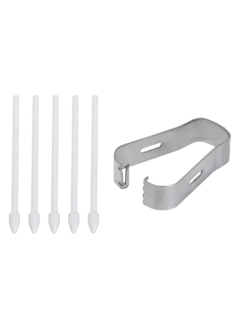 5 Pack SPen Tips,Nibs compatible with galaxy note 10,note10+,note20, note 20 ultra,tab s6,tab s6 lite, tab s7,tab s7+,tab s8 ultra s8+,s8,s21ultra,s22ultra, s23ultra,s24 ultra+Tweezers,White