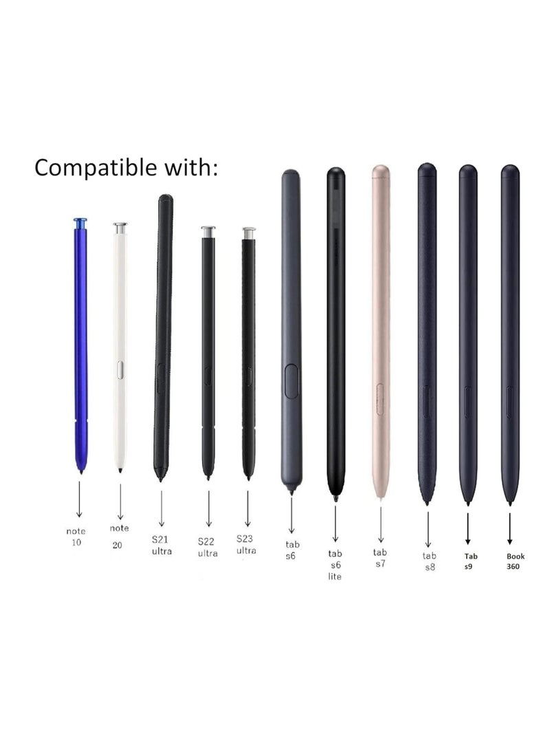 5 Pack SPen Tips,Nibs compatible with galaxy note 10,note10+,note20, note 20 ultra,tab s6,tab s6 lite, tab s7,tab s7+,tab s8 ultra s8+,s8,s21ultra,s22ultra, s23ultra,s24 ultra+Tweezers,White