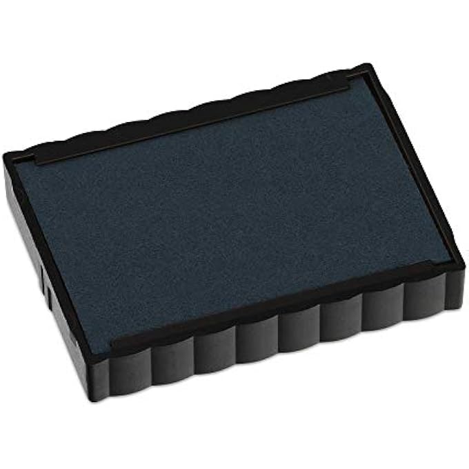 REPLACEMENT INK PADS 6/4850 - PACK OF 2 - BLUE INK - FOR THE PRINTY 4850 AND 4850/L - Image 1