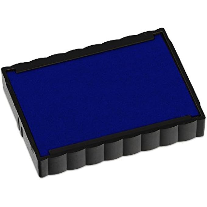 REPLACEMENT INK PADS 6/4850 - PACK OF 2 - BLUE INK - FOR THE PRINTY 4850 AND 4850/L - Image 3