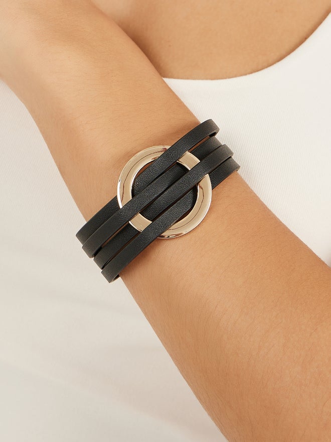 Styli Styli Leather Wrap Bracelet  - Image 1
