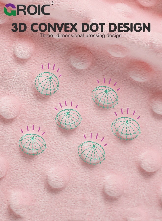 GROIC Baby Patter for Sleep, Baby Soothing Palm, Baby Startle Prevention Sleep Aid Companion, Baby Sleeping Doll, Anti-Flatulence Accessible Coax Sleeping Pillow, Baby Sleep Soothers (Pink Rabbit) - Image 4