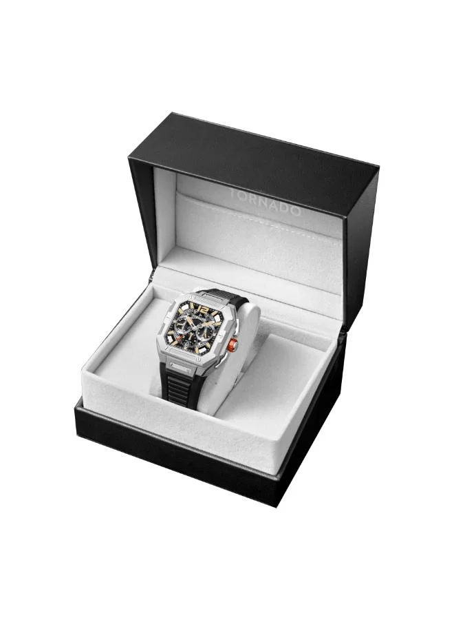 TORNADO  Men's FKM strap Multi Function Watch T26101-SFBB - 44mm mm for Men | Best Price UAE