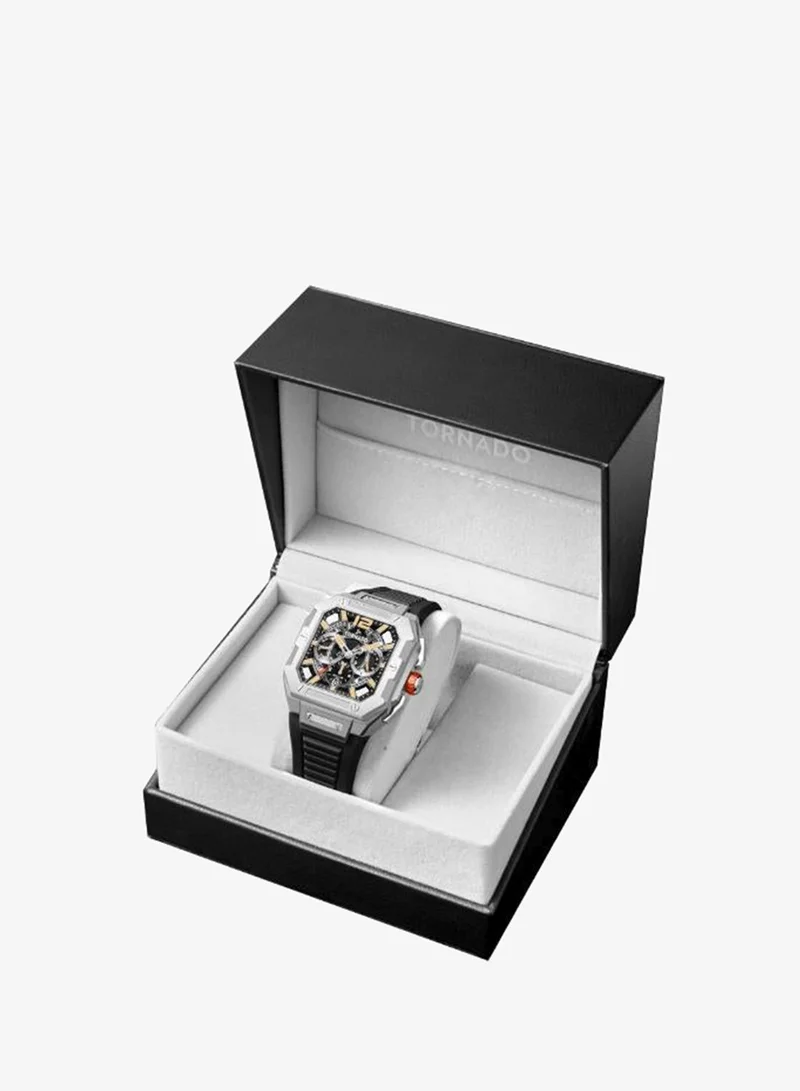 Tornado  Men's FKM strap Multi Function Watch T26101-SFBB - 44mm mm for Men | Best Price UAE