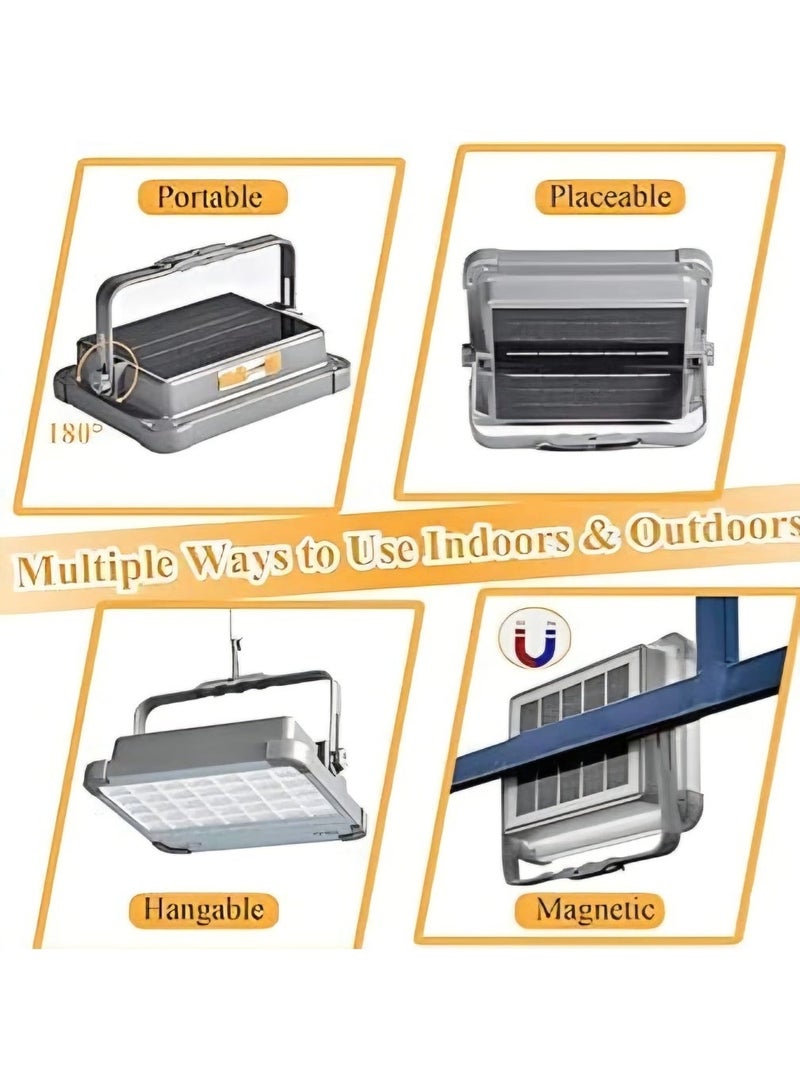 KEYANG A solar-powered, rechargeable spotlight that is waterproof and suitable for outdoor uses such as camping, construction sites, and car repairs. - Image 5