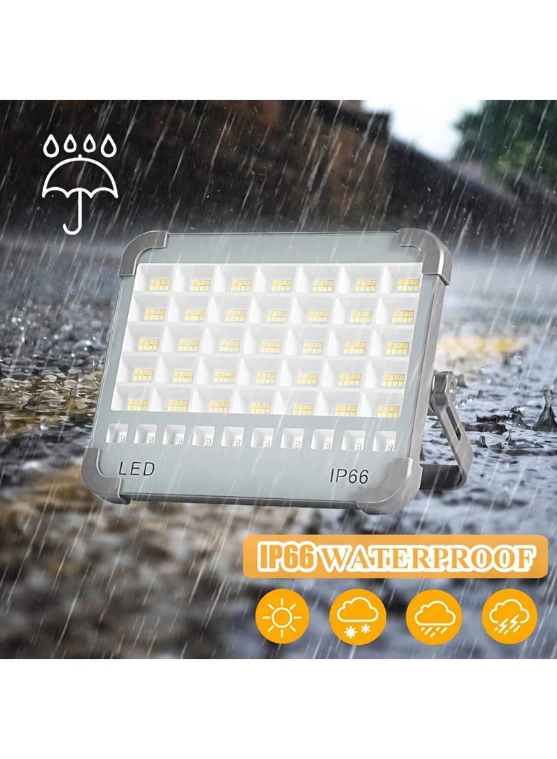 KEYANG A solar-powered, rechargeable spotlight that is waterproof and suitable for outdoor uses such as camping, construction sites, and car repairs. - Image 3