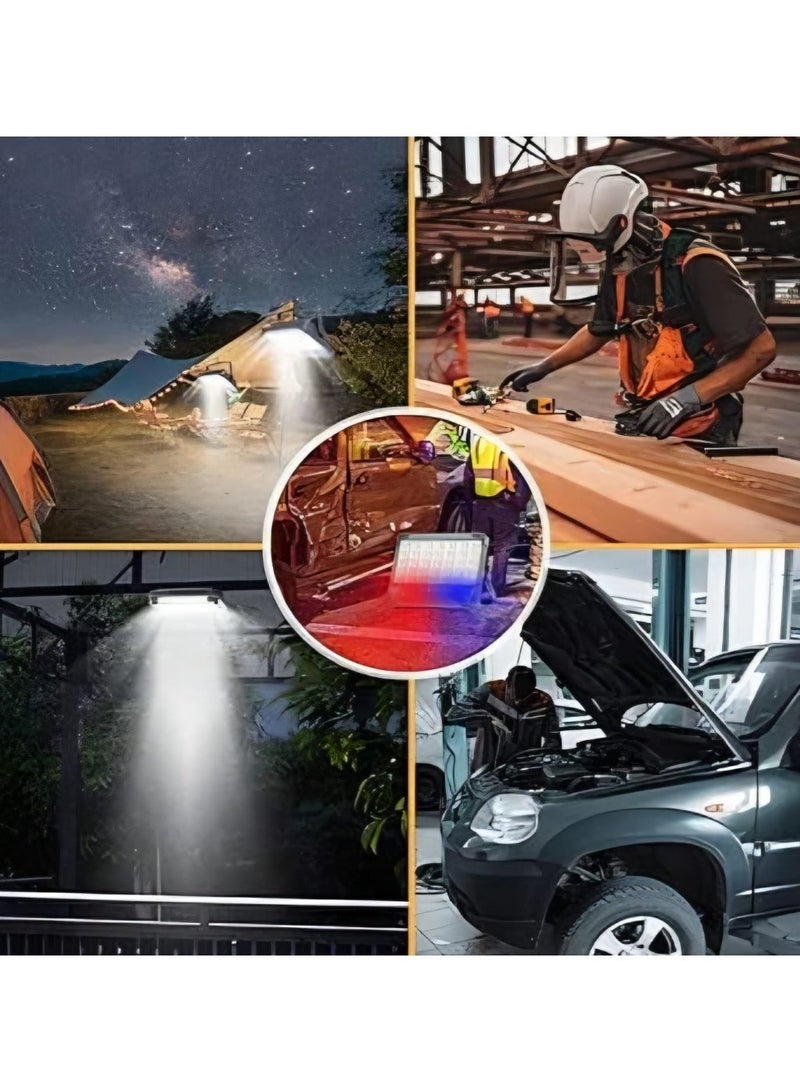 KEYANG A solar-powered, rechargeable spotlight that is waterproof and suitable for outdoor uses such as camping, construction sites, and car repairs. - Image 2