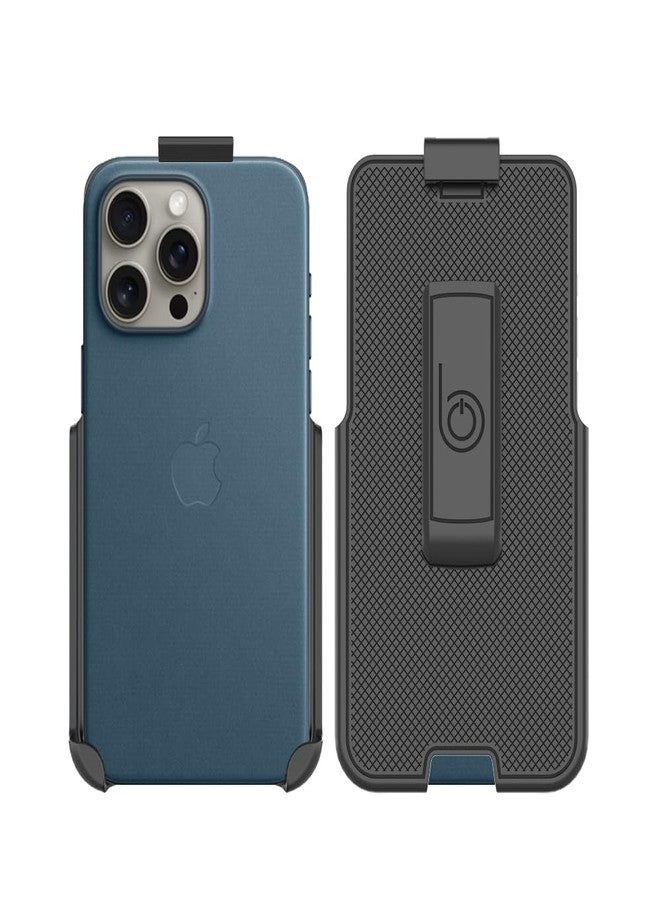 BELTRON Belt Clip Holster Compatible With Silicone & FineWoven Cases for iPhone 15 Plus/Pro Max (Holster Only, Case Not Included) - Image 4