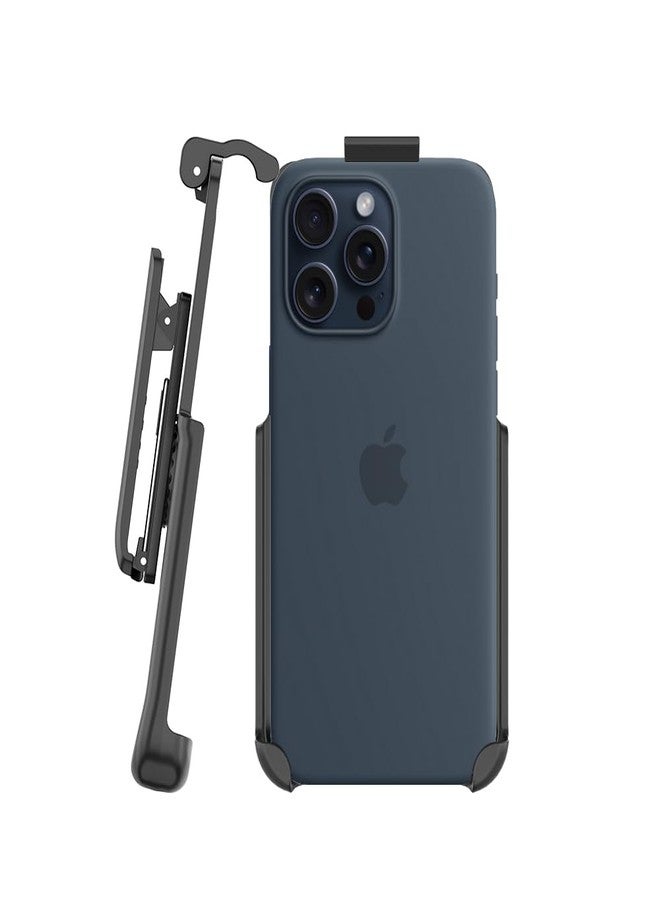 BELTRON Belt Clip Holster Compatible With Silicone & FineWoven Cases for iPhone 15 Plus/Pro Max (Holster Only, Case Not Included) - Image 1