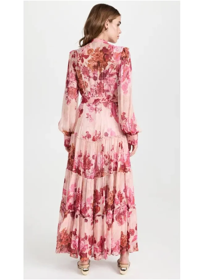 Madam Uniq New Printed Button-up Tie Dress