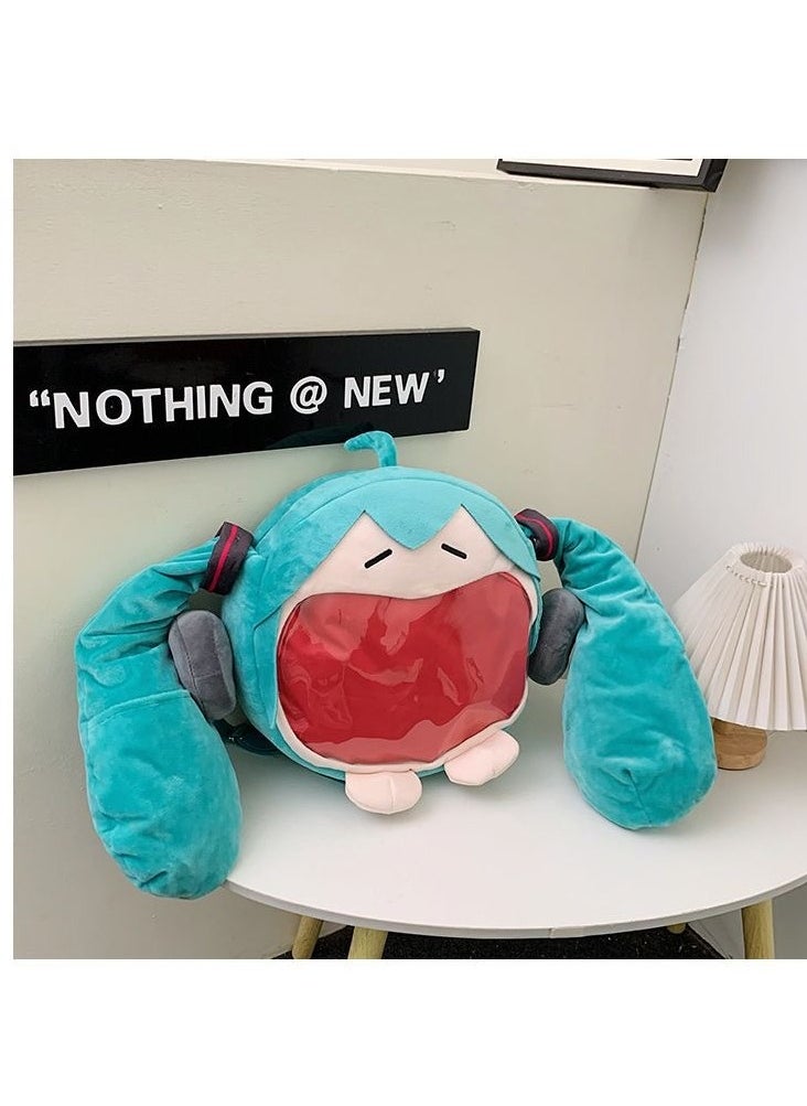 General - Cute Miku Hatsune Fufu Pain Bag Plush Doll Cartoon Backpack Small-Scale INS Style - Image 1