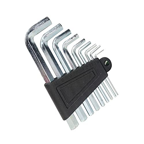 Electronicspices Electronic Spices Universal Hexagonal or Allen L Shape Socket Wrench Key Set of 9 Pieces - Image 1