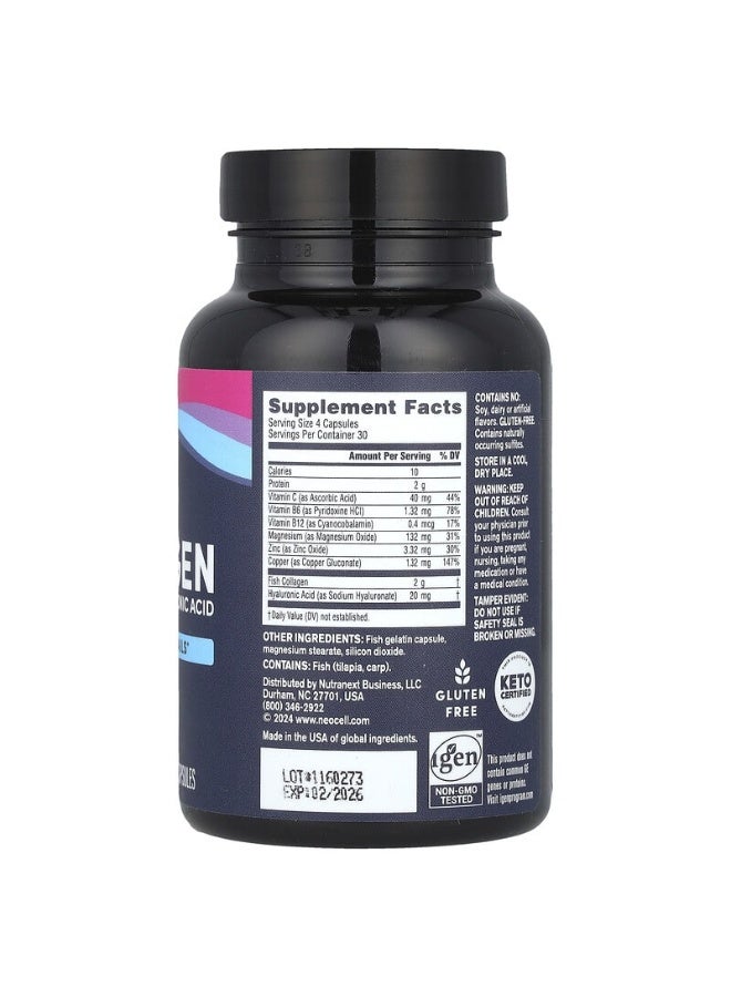 NEOCELL Marine Collagen Dietary Supplement - 120 Capsules - Image 2