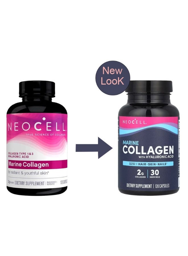 NEOCELL Marine Collagen Dietary Supplement - 120 Capsules - Image 3