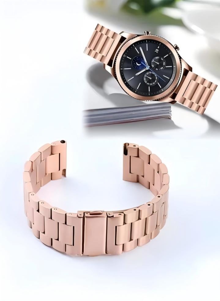 أساور معدنية لساعة آبل، حزام ساعة معدني فائق النحافة، حزام ساعة آبل من الفولاذ المقاوم للصدأ عالي الجودة، حزام ساعة معدني جديد من الفولاذ المقاوم للصدأ لساعة آبل، حزام ساعة سامسونج هواوي GT - Image 1
