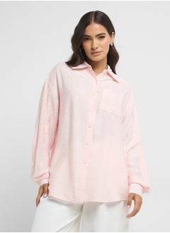 ELLA Embellished Button Down Shirt  - Image 1