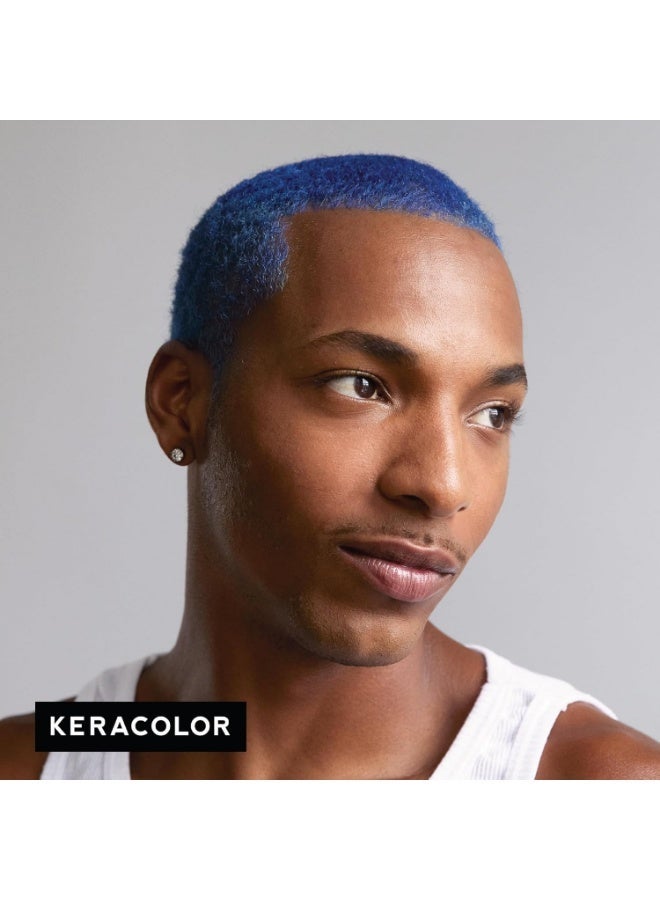 Keracolor Clenditioner BLUE Hair Dye - Semi Permanent Hair Color Depositing Conditioner, Cruelty-free, 12 Fl. Oz. - Image 2