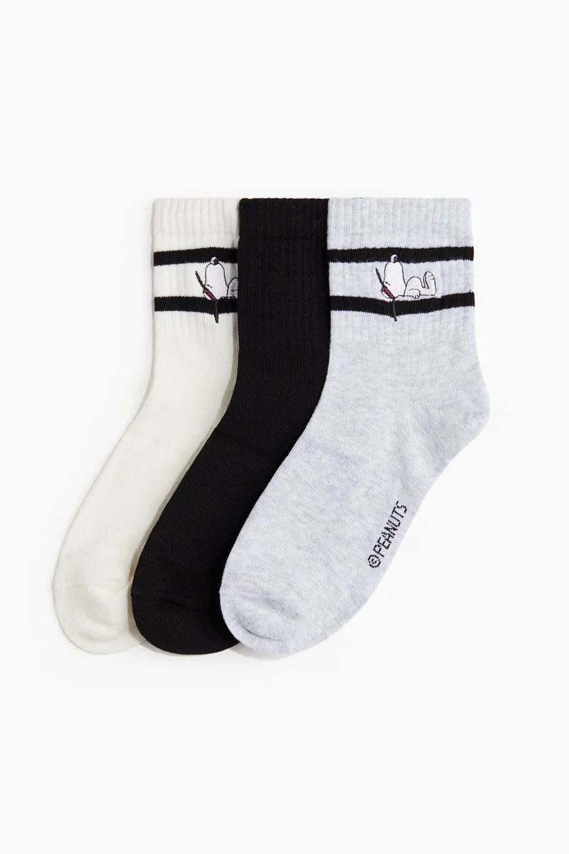 H&M 3-pack socks