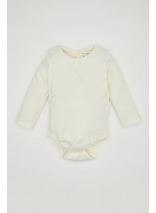 Babygirl New Born Regular Fit Big Neck Knitted Long Sleeve Snap Body - pzsku/Z2369EA02C28B97458321Z/45/_/1735653268/a3aa6077-fc4f-4acc-8eb1-cb9f979d8cd4