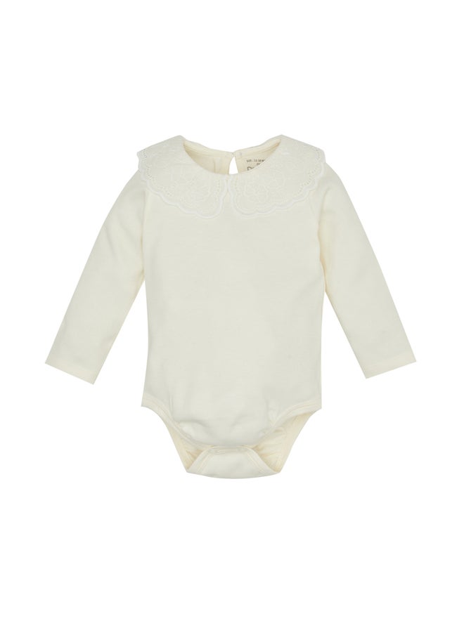 DeFacto - Babygirl New Born Regular Fit Big Neck Knitted Long Sleeve Snap Body - Image 1