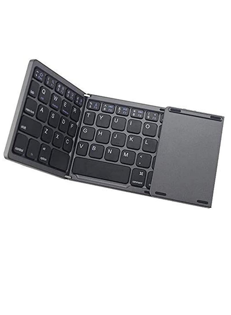ELTRAZONE B033 three system Universal three folding with touch pad phablet computer wireless Bluetooth portable mini keyboard - Image 1