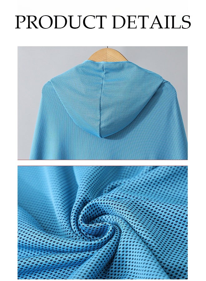 Surf Poncho Towel，Absorbent Beach Poncho With Hood，Wearable Microfiber Beach Towel，Water Absorption Quick Dry，Unisex，For Surfing, Beach, Swim, Outdoor Sport,60 * 145cm  - Image 5