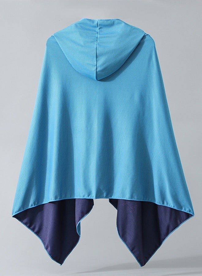 Surf Poncho Towel，Absorbent Beach Poncho With Hood，Wearable Microfiber Beach Towel，Water Absorption Quick Dry，Unisex，For Surfing, Beach, Swim, Outdoor Sport,60 * 145cm  - Image 2