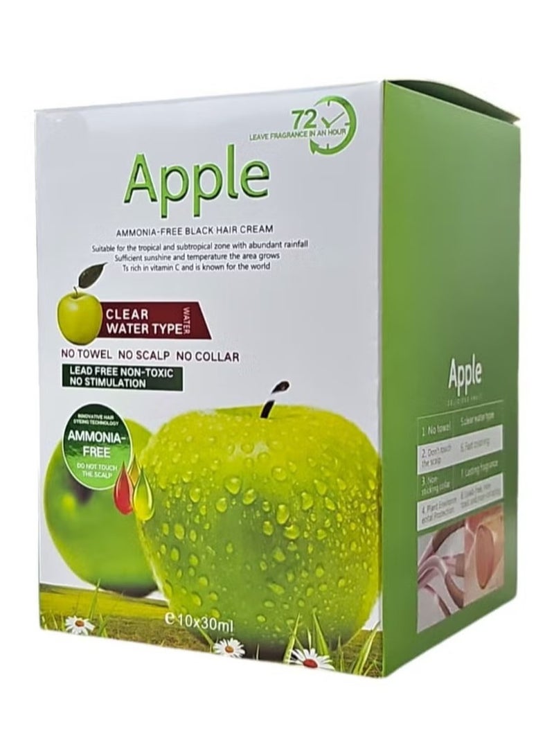 Apple Ammonia-Free Black Hair Cream - Image 1