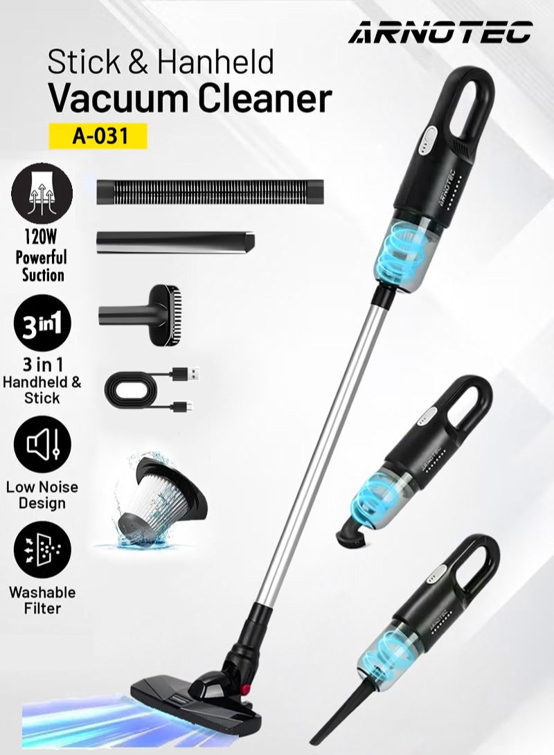 Cordless Vacuum Cleaner, 12000Pa Powerful Cordless Vacuum with 6000 mAh Battery, 35Mins Long Runtime, Lightweight & Ultra-Quiet Stick Vacuum for Hardwood Floor Carpet Pet Car Cleaning