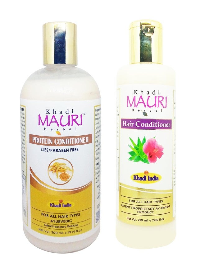 Khadi Mauri Hair & Protein Hair Conditioner - Pack Of 2 (420 ml) - Image 1
